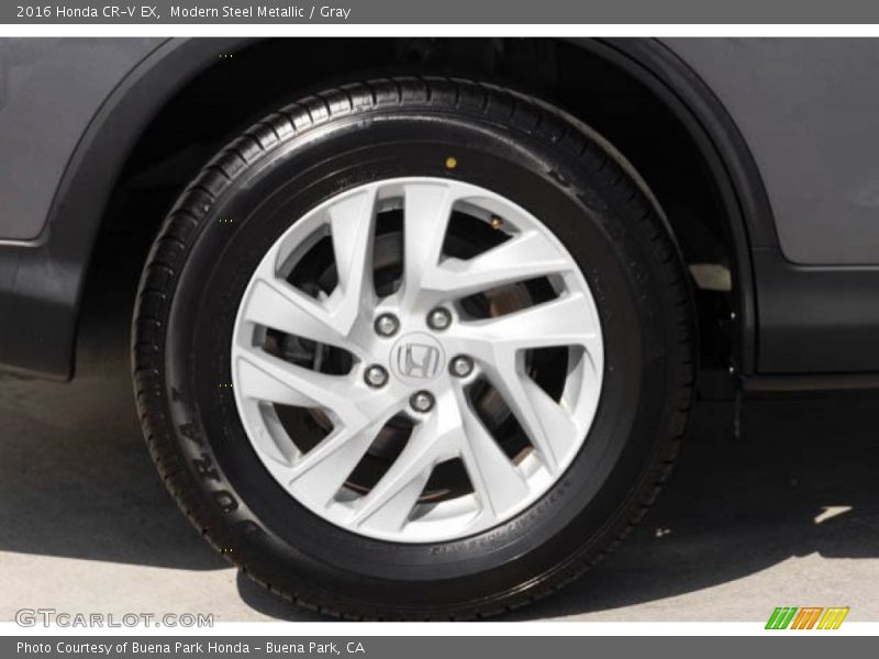 Modern Steel Metallic / Gray 2016 Honda CR-V EX