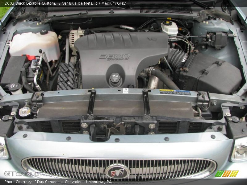 Silver Blue Ice Metallic / Medium Gray 2003 Buick LeSabre Custom