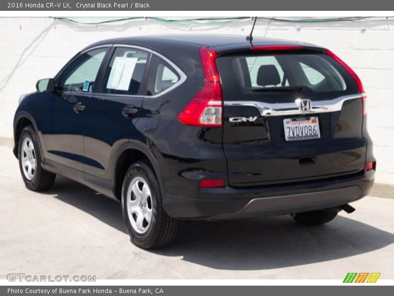 Crystal Black Pearl / Black 2016 Honda CR-V LX