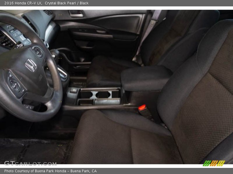Crystal Black Pearl / Black 2016 Honda CR-V LX