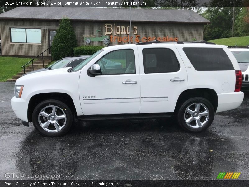 Summit White / Light Titanium/Dark Titanium 2014 Chevrolet Tahoe LTZ 4x4