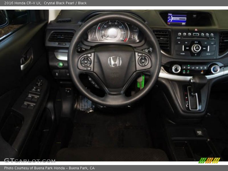 Crystal Black Pearl / Black 2016 Honda CR-V LX