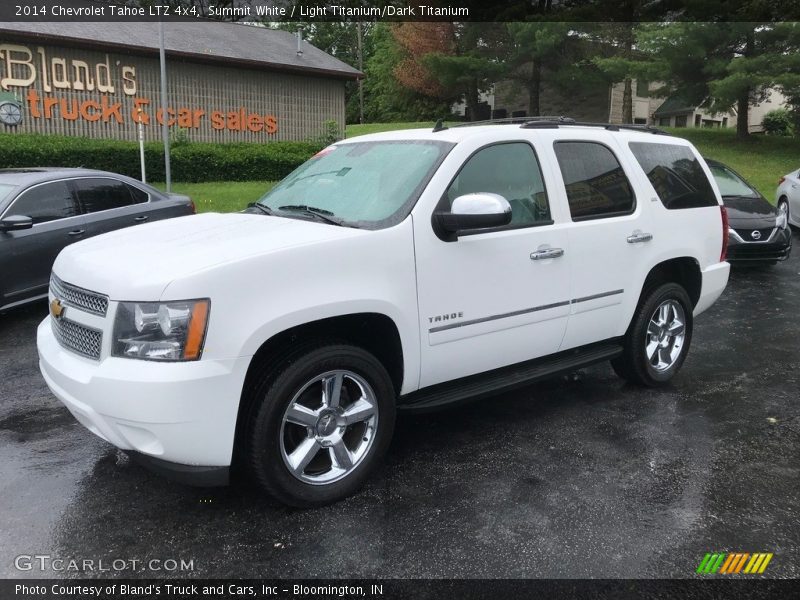 Summit White / Light Titanium/Dark Titanium 2014 Chevrolet Tahoe LTZ 4x4