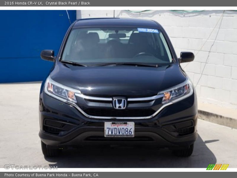 Crystal Black Pearl / Black 2016 Honda CR-V LX