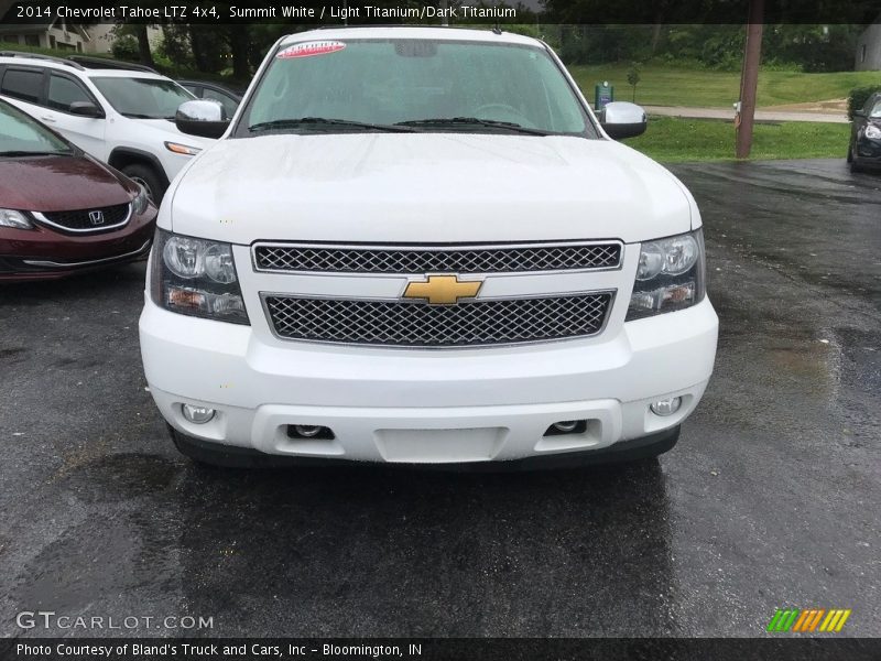 Summit White / Light Titanium/Dark Titanium 2014 Chevrolet Tahoe LTZ 4x4