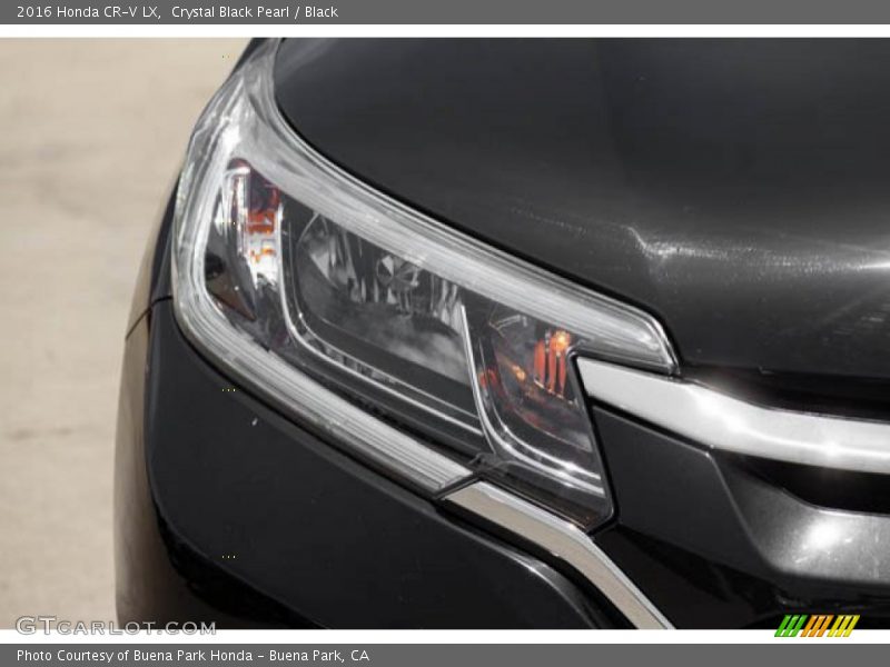 Crystal Black Pearl / Black 2016 Honda CR-V LX