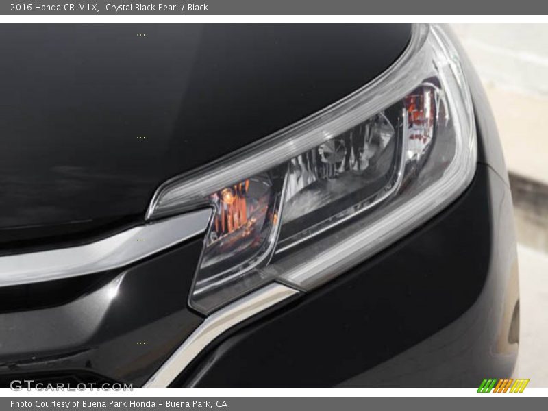 Crystal Black Pearl / Black 2016 Honda CR-V LX