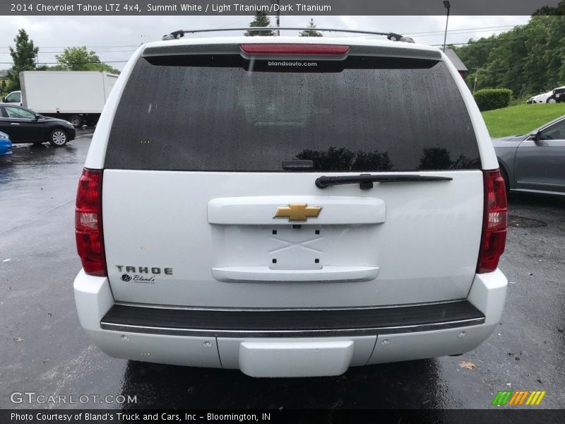 Summit White / Light Titanium/Dark Titanium 2014 Chevrolet Tahoe LTZ 4x4