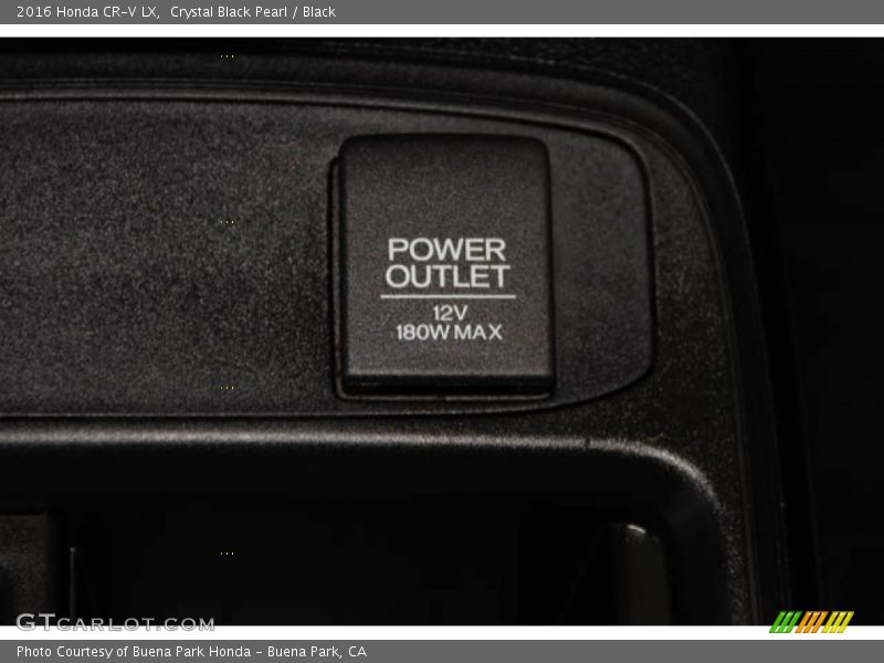 Crystal Black Pearl / Black 2016 Honda CR-V LX