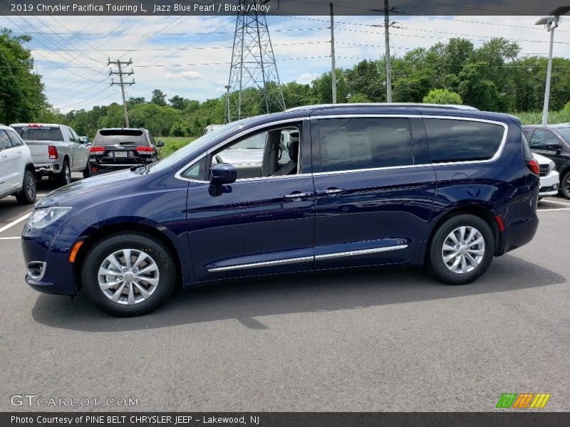 Jazz Blue Pearl / Black/Alloy 2019 Chrysler Pacifica Touring L