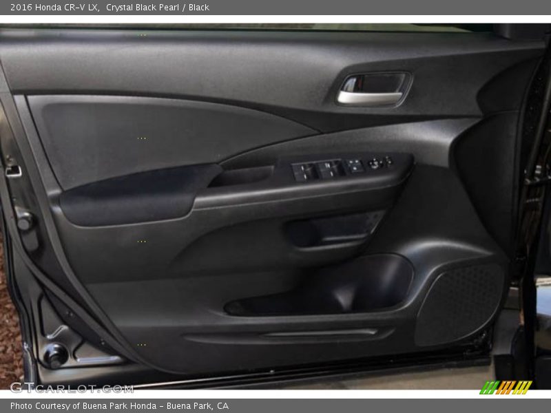 Crystal Black Pearl / Black 2016 Honda CR-V LX