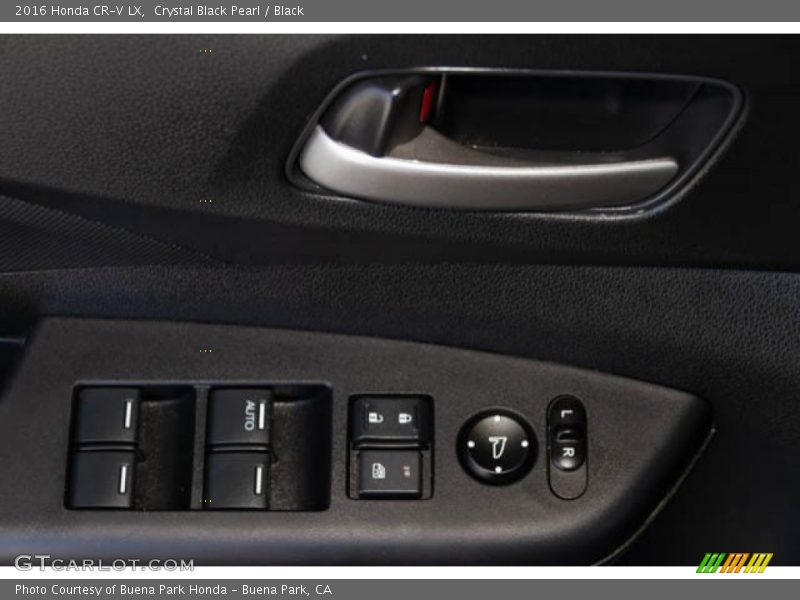 Crystal Black Pearl / Black 2016 Honda CR-V LX