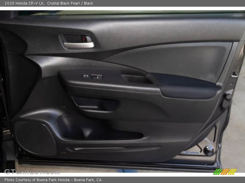 Crystal Black Pearl / Black 2016 Honda CR-V LX