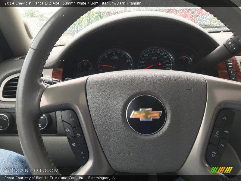 Summit White / Light Titanium/Dark Titanium 2014 Chevrolet Tahoe LTZ 4x4