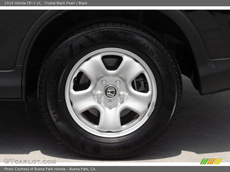 Crystal Black Pearl / Black 2016 Honda CR-V LX