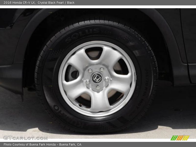 Crystal Black Pearl / Black 2016 Honda CR-V LX