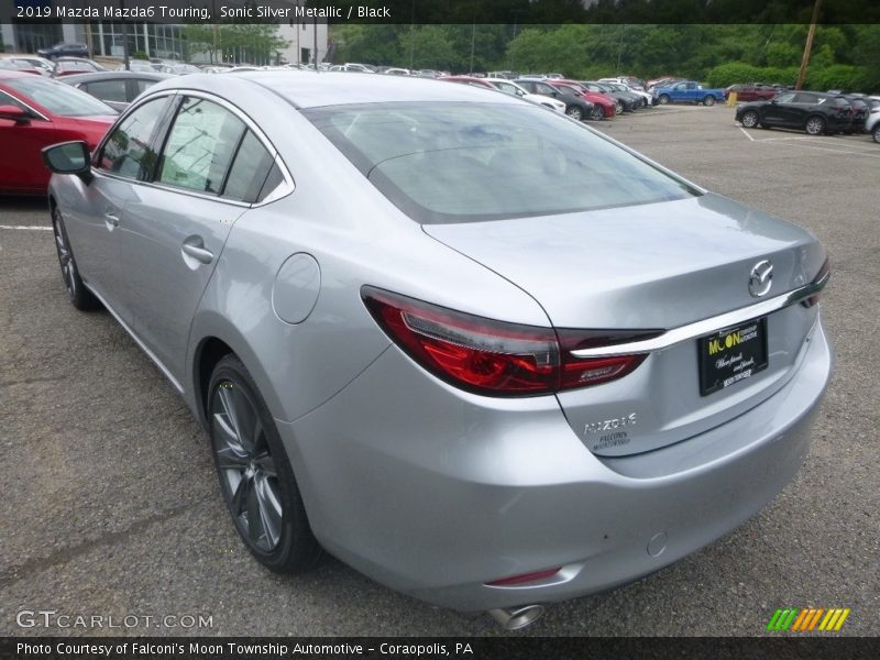 Sonic Silver Metallic / Black 2019 Mazda Mazda6 Touring