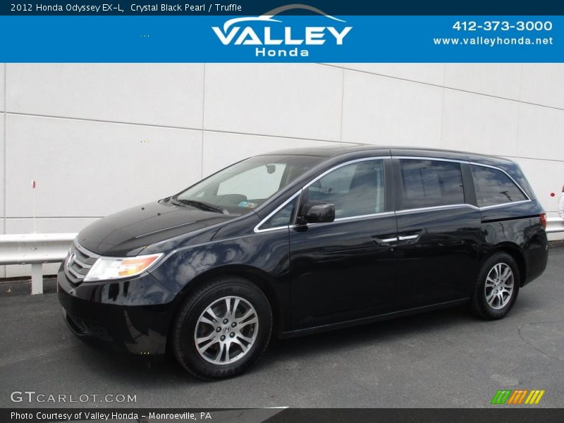 Crystal Black Pearl / Truffle 2012 Honda Odyssey EX-L