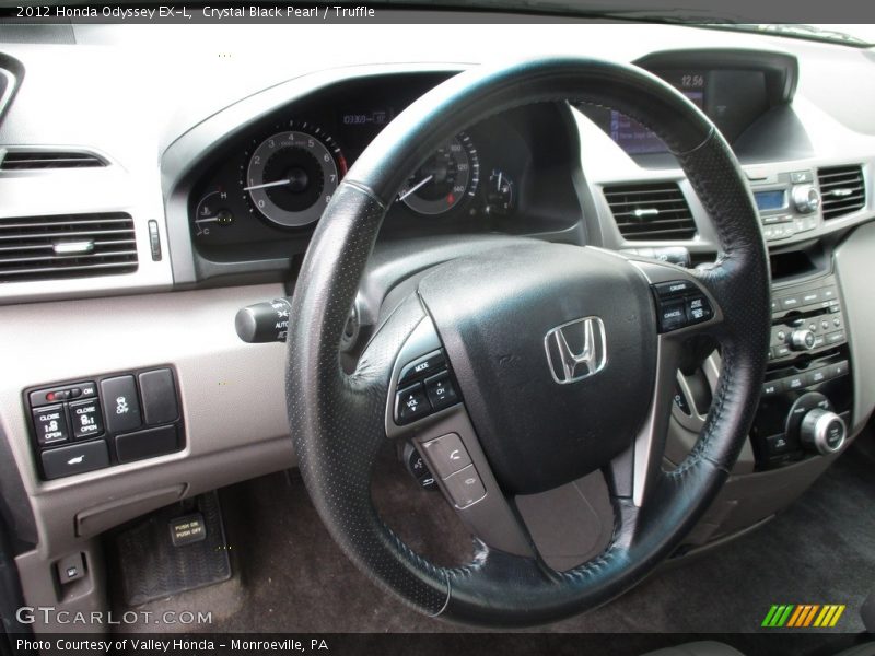 Crystal Black Pearl / Truffle 2012 Honda Odyssey EX-L