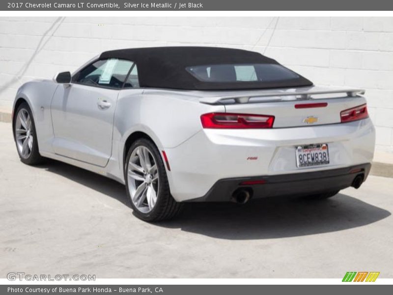 Silver Ice Metallic / Jet Black 2017 Chevrolet Camaro LT Convertible