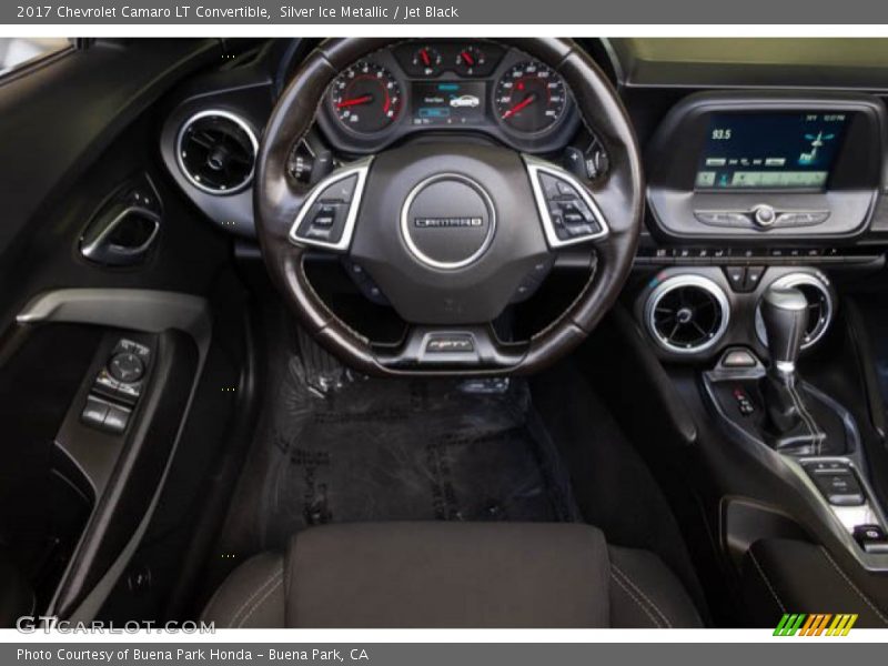 Silver Ice Metallic / Jet Black 2017 Chevrolet Camaro LT Convertible