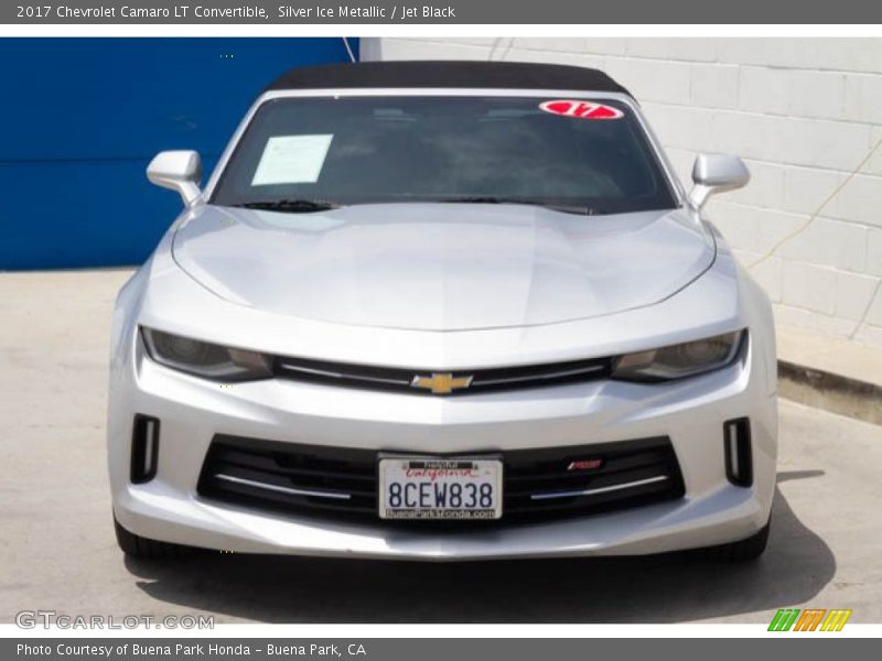 Silver Ice Metallic / Jet Black 2017 Chevrolet Camaro LT Convertible