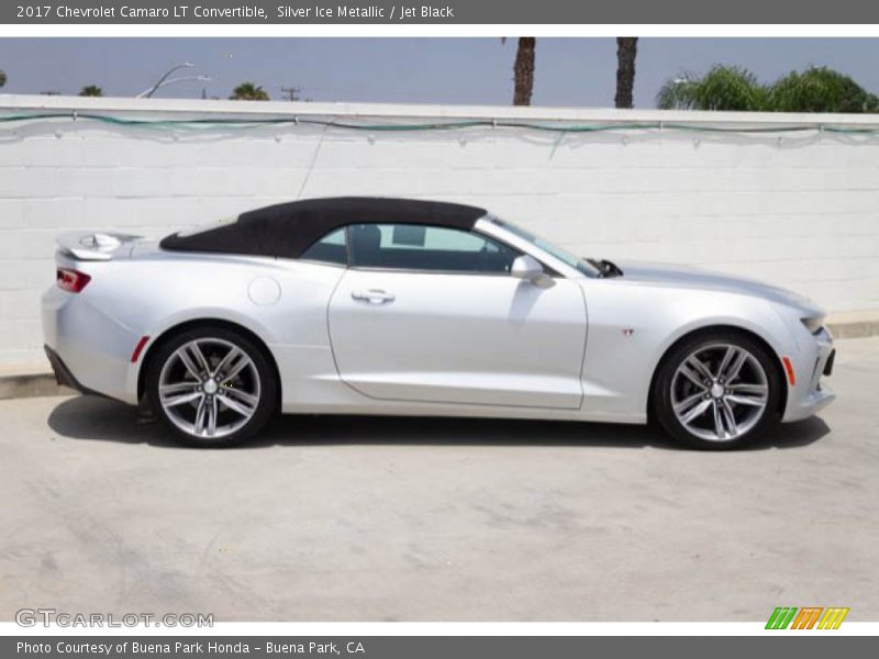 Silver Ice Metallic / Jet Black 2017 Chevrolet Camaro LT Convertible