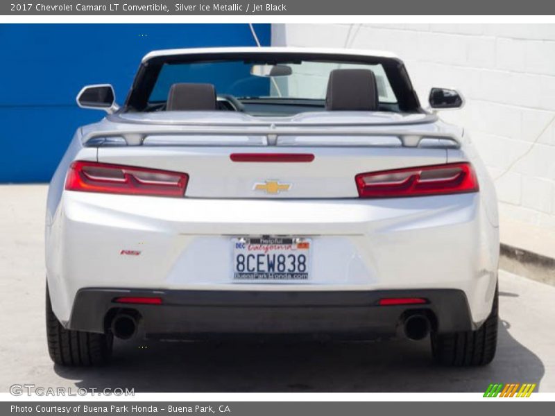 Silver Ice Metallic / Jet Black 2017 Chevrolet Camaro LT Convertible