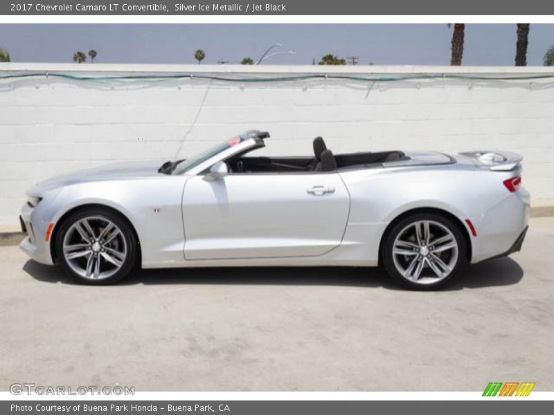 Silver Ice Metallic / Jet Black 2017 Chevrolet Camaro LT Convertible