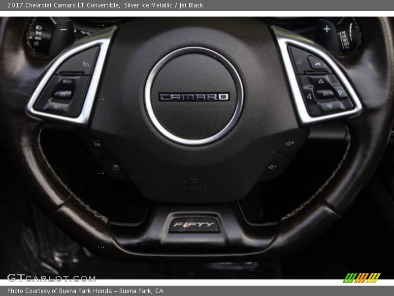 Silver Ice Metallic / Jet Black 2017 Chevrolet Camaro LT Convertible
