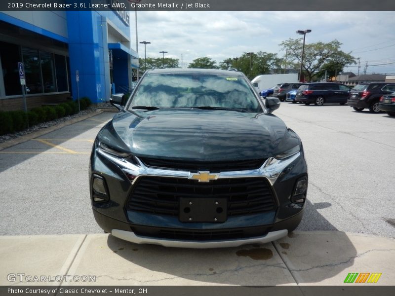 Graphite Metallic / Jet Black 2019 Chevrolet Blazer 3.6L Leather AWD