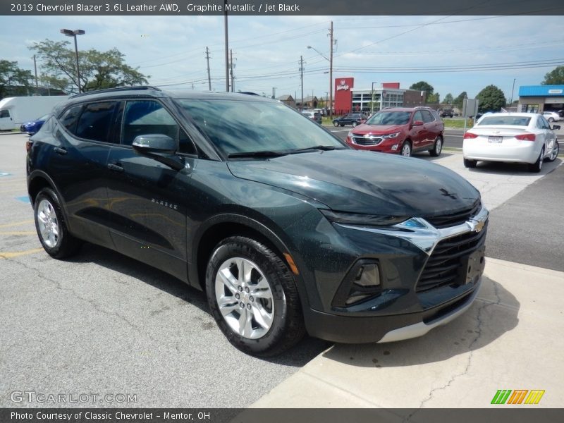 Graphite Metallic / Jet Black 2019 Chevrolet Blazer 3.6L Leather AWD