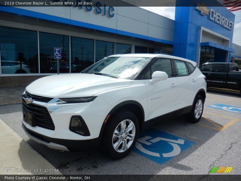 Summit White / Jet Black 2019 Chevrolet Blazer L