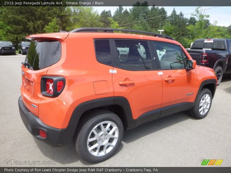 Omaha Orange / Black 2019 Jeep Renegade Latitude 4x4