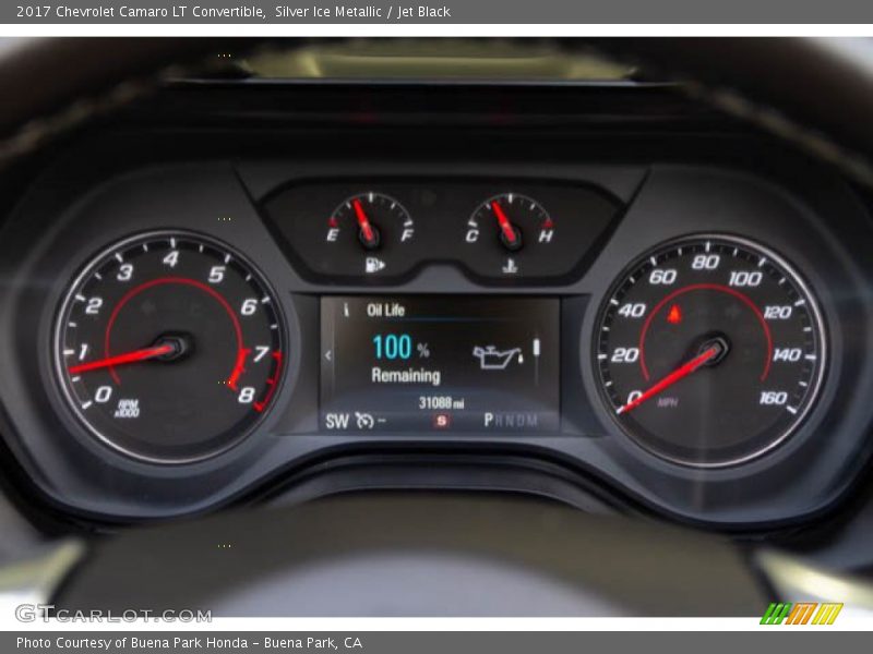 Silver Ice Metallic / Jet Black 2017 Chevrolet Camaro LT Convertible