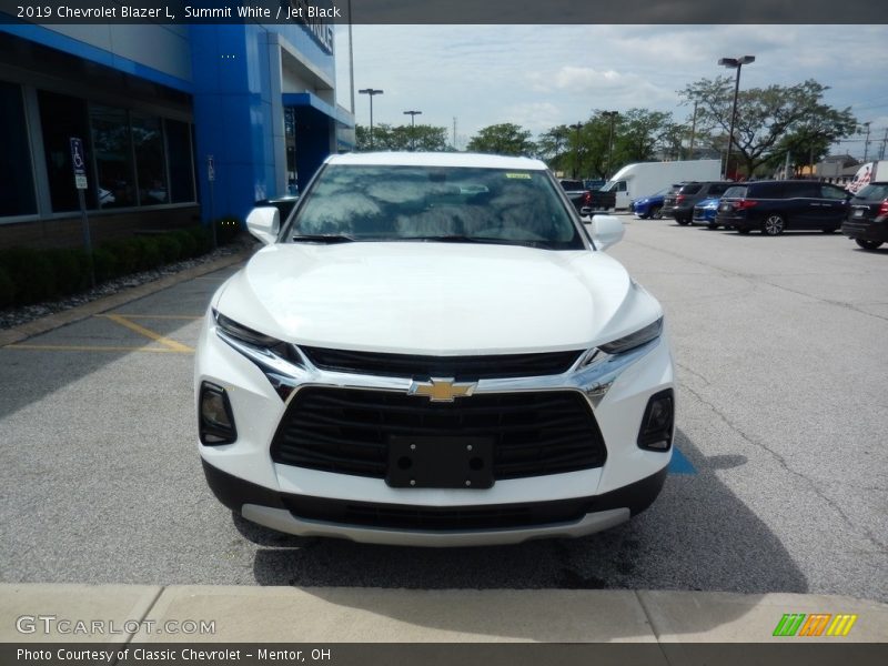 Summit White / Jet Black 2019 Chevrolet Blazer L