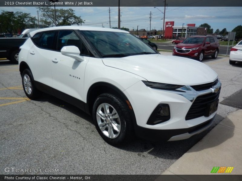Summit White / Jet Black 2019 Chevrolet Blazer L