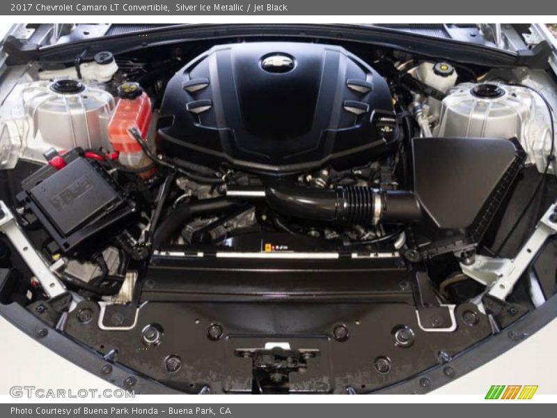 Silver Ice Metallic / Jet Black 2017 Chevrolet Camaro LT Convertible