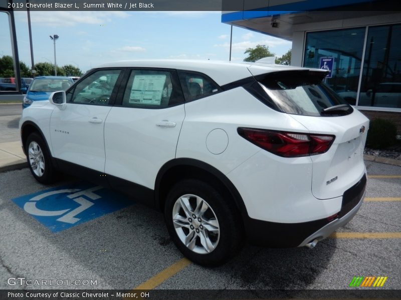 Summit White / Jet Black 2019 Chevrolet Blazer L