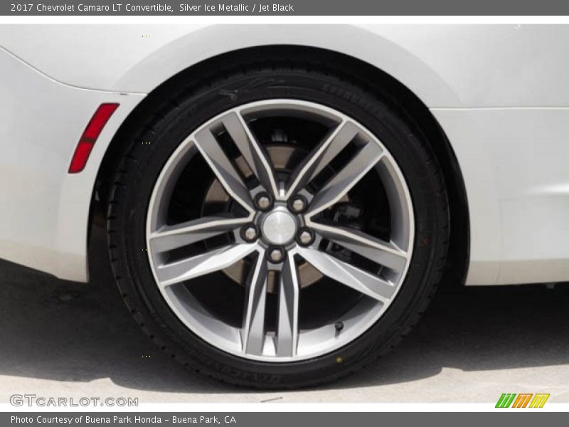 Silver Ice Metallic / Jet Black 2017 Chevrolet Camaro LT Convertible