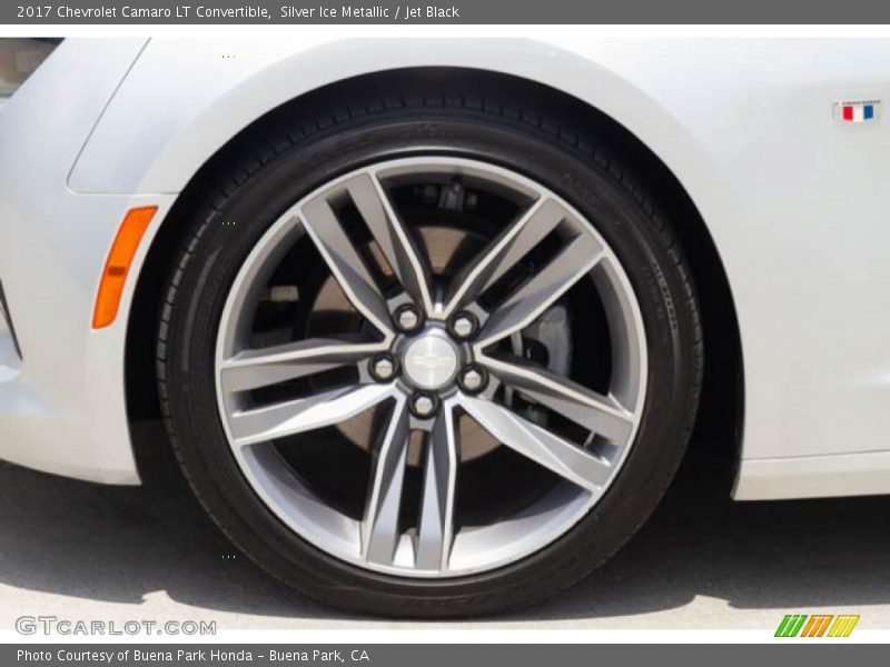 Silver Ice Metallic / Jet Black 2017 Chevrolet Camaro LT Convertible