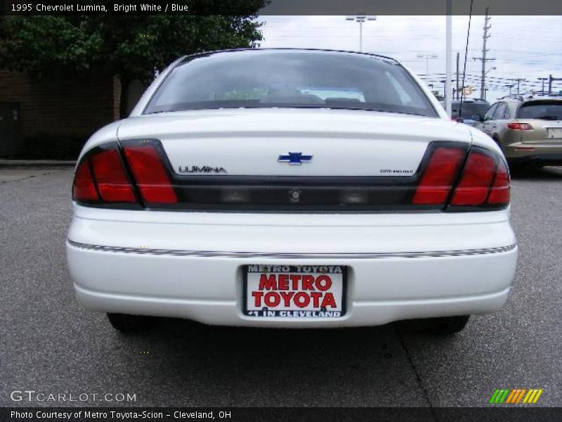 Bright White / Blue 1995 Chevrolet Lumina