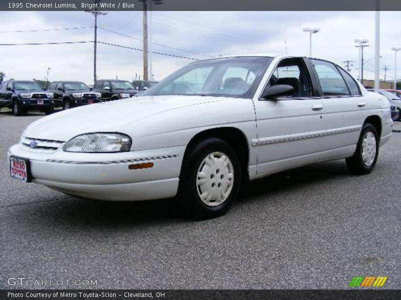 Bright White / Blue 1995 Chevrolet Lumina