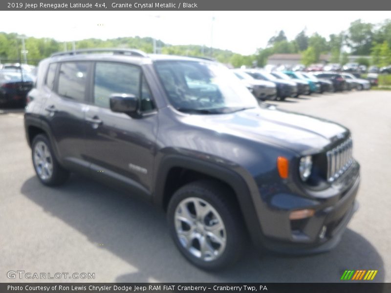 Granite Crystal Metallic / Black 2019 Jeep Renegade Latitude 4x4