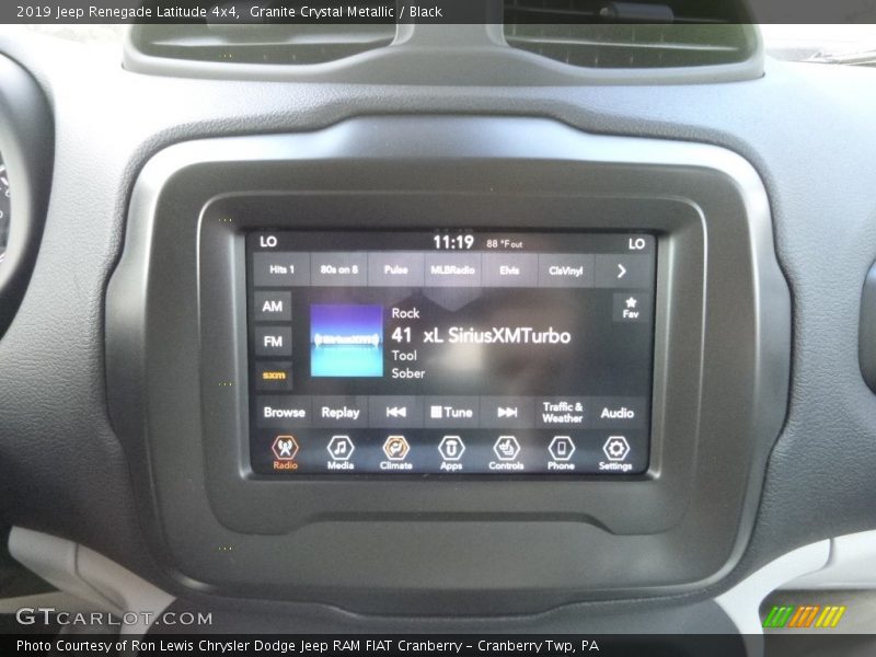 Granite Crystal Metallic / Black 2019 Jeep Renegade Latitude 4x4