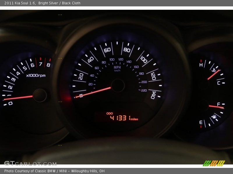 Bright Silver / Black Cloth 2011 Kia Soul 1.6
