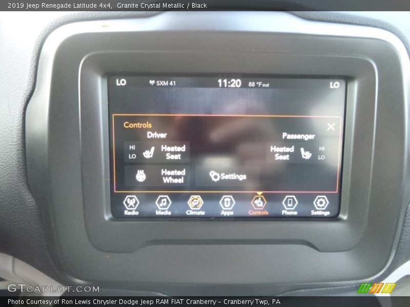 Granite Crystal Metallic / Black 2019 Jeep Renegade Latitude 4x4