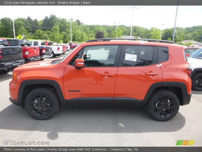 Omaha Orange / Black 2019 Jeep Renegade Latitude 4x4