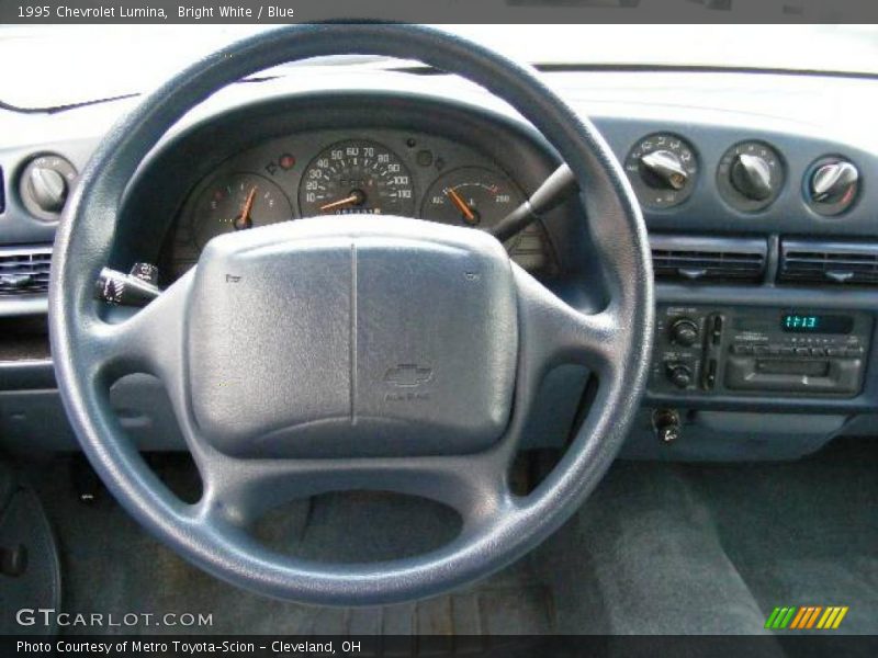 Bright White / Blue 1995 Chevrolet Lumina