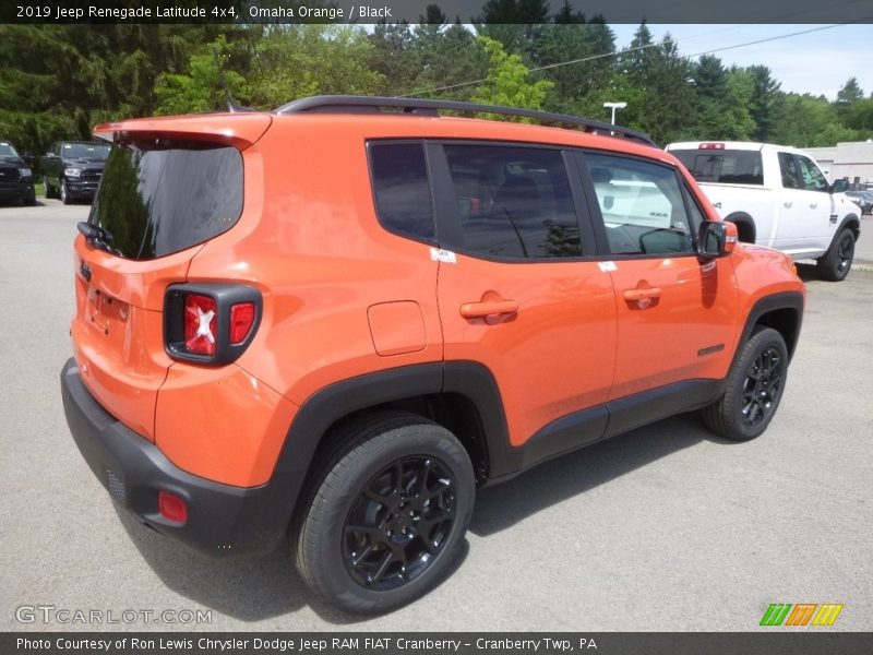 Omaha Orange / Black 2019 Jeep Renegade Latitude 4x4